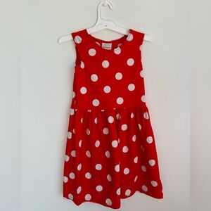 Swim Dress by HANNAH ANDERSSON - Red Polka Dot Sz 10/140 - EUC